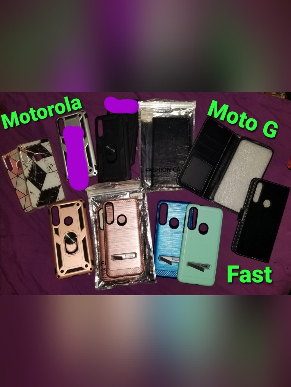 NWT Motorola Moto G Fast Variety of Cell Phone Cases 2 for The Price
